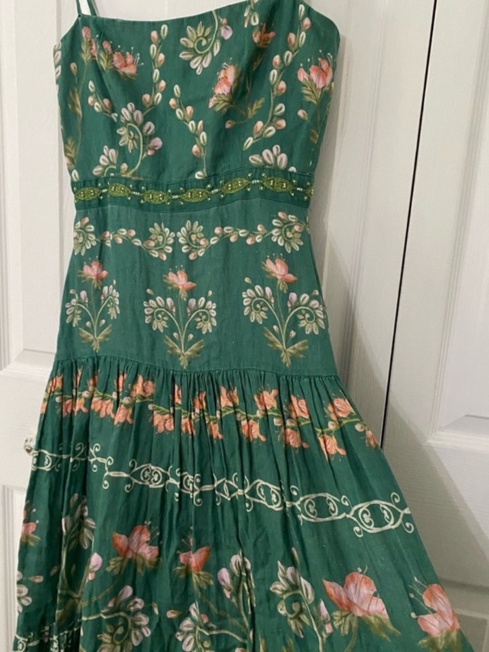 Agua Bendita Green Maxi Dress - Picture 6 of 6